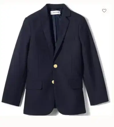 Blazer — Navy w/ logo