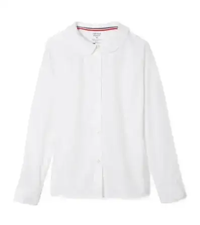 Peter Pan Shirt (Long Sleeve) — White