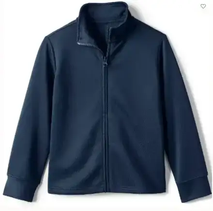 Full Zip Micro Fleece Jacket — Navy
