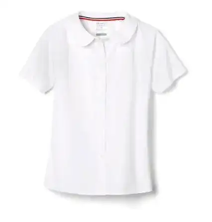 Peter Pan Shirt (Short Sleeve) — White