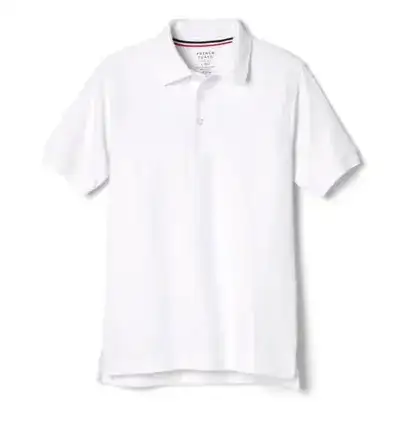 Short Sleeve Polo — White
