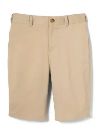 Flat Front Stretch Short — Khaki